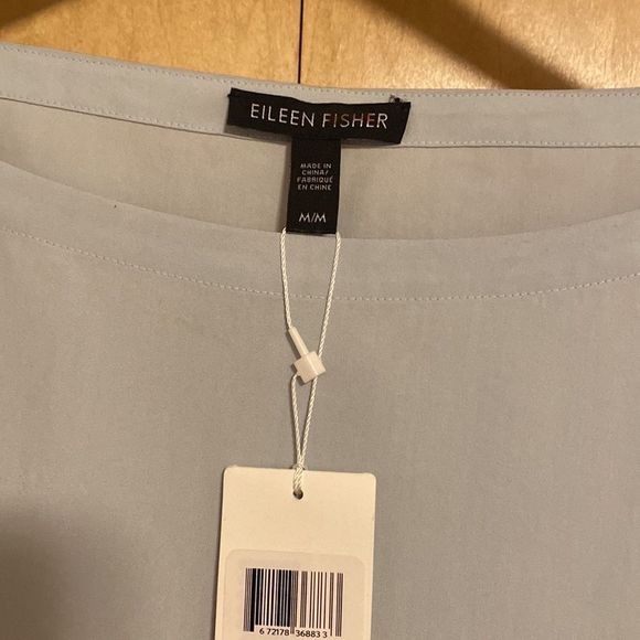 Eileen Fisher T-Shirth  Dress in Cornflowers - Picture 5 of 11